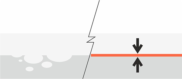 Trennfunktion von Geotextilien